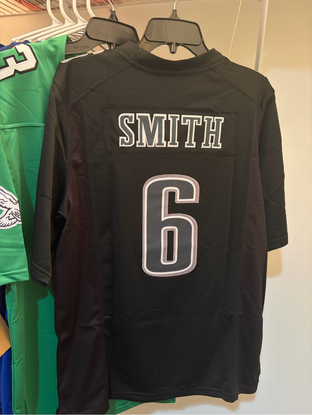 Official Eagles Devonte Smith Black & Green